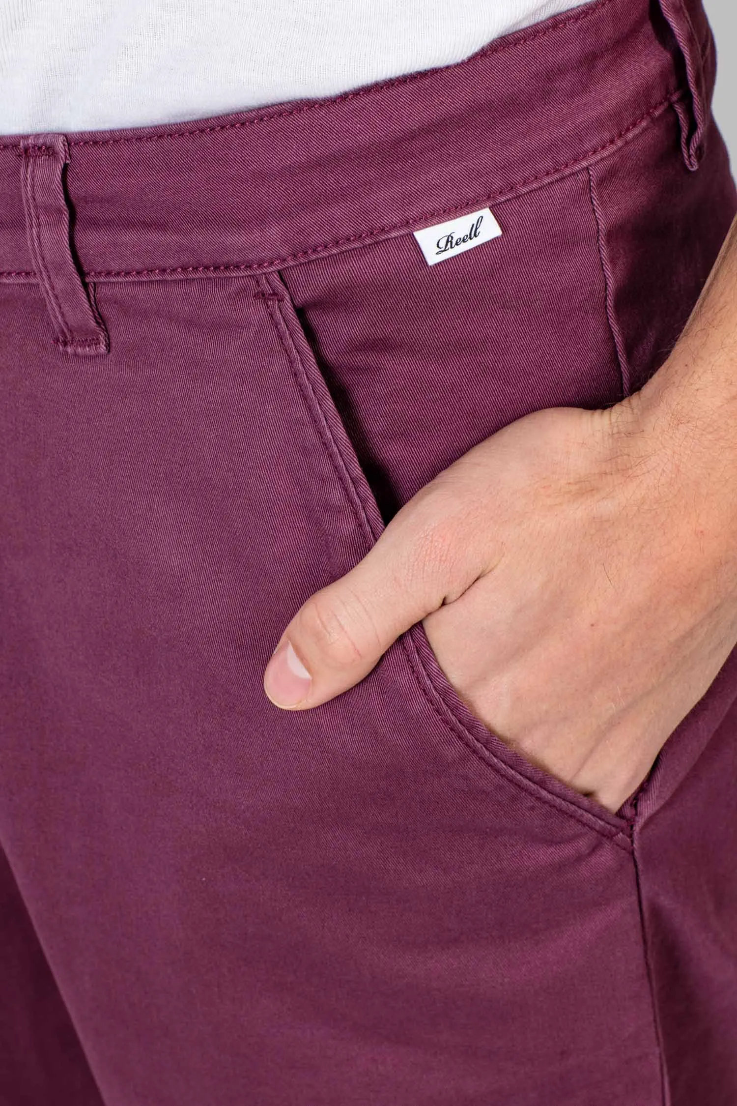 Flex Grip Chino Short - Plum Purple