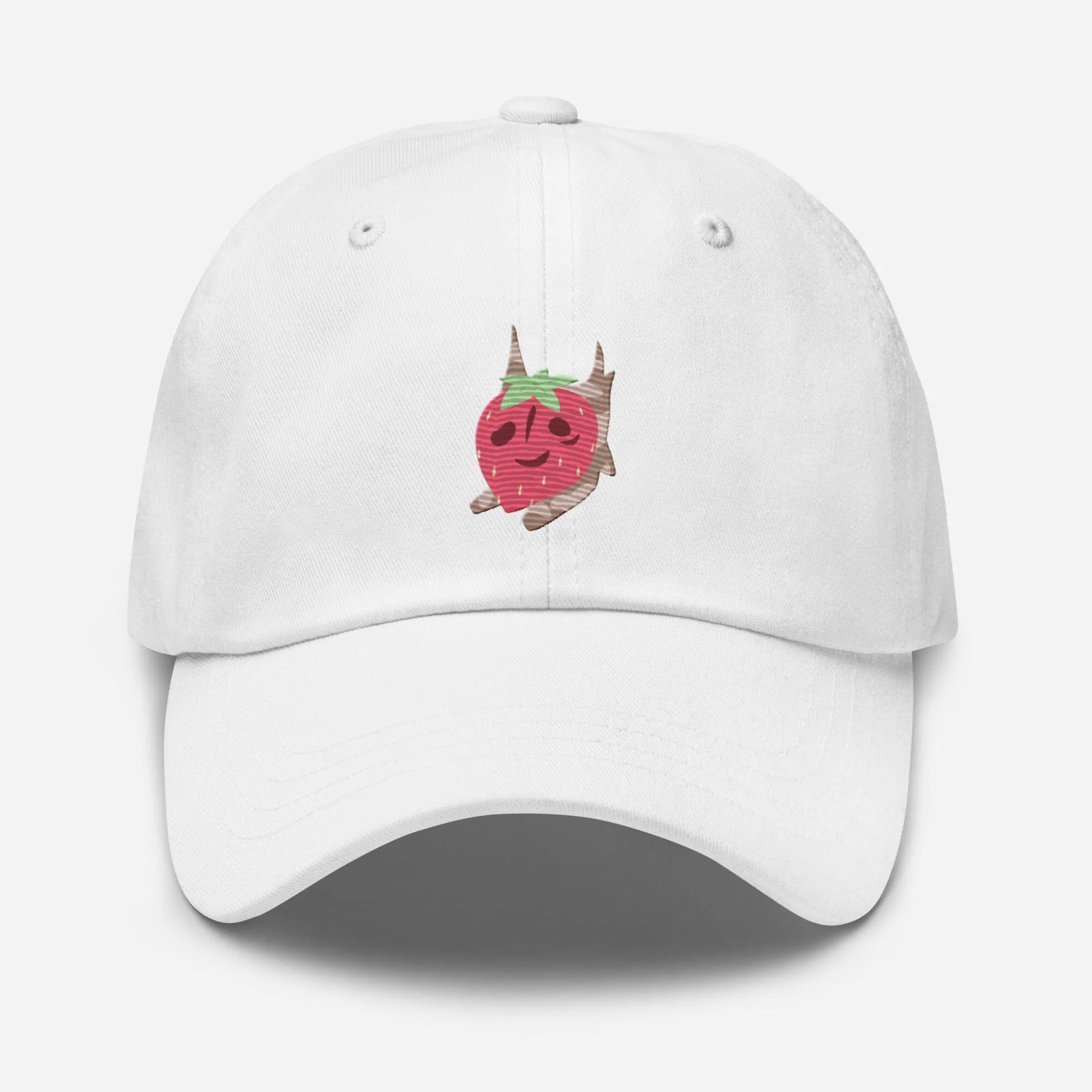 Strawberry Korok | Embroidered Dad hat | Titty Tea Zelda